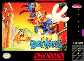 Les jeux Disney sortis sur Sega Megadrive et Nintendo SNES (dossier) Bonkers-snes